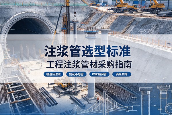 灵石注浆管选型标准