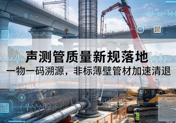 灵石声测管质量新规落地，一物一码溯源，非标薄壁管材加速清退