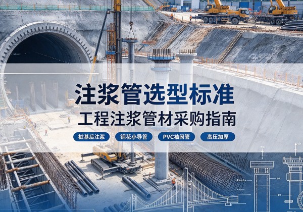 灵石注浆管选型标准